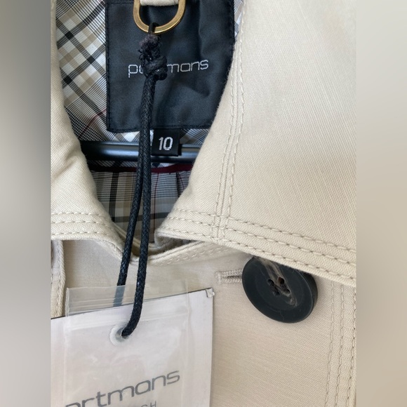 Portmans Trench size 10 - Picture 3 of 13